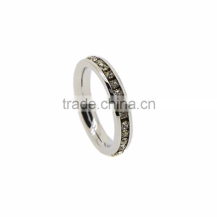 High Quality Fashion Designs Channel Setting Diamond Rings For Women