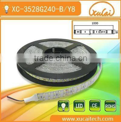 Most brightness high quality green color waterproof led flex strip light