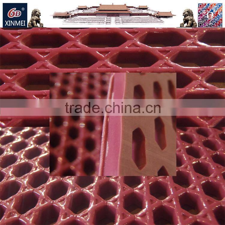 best selling printed pvc floor mat soft carpet burgundy floor mat