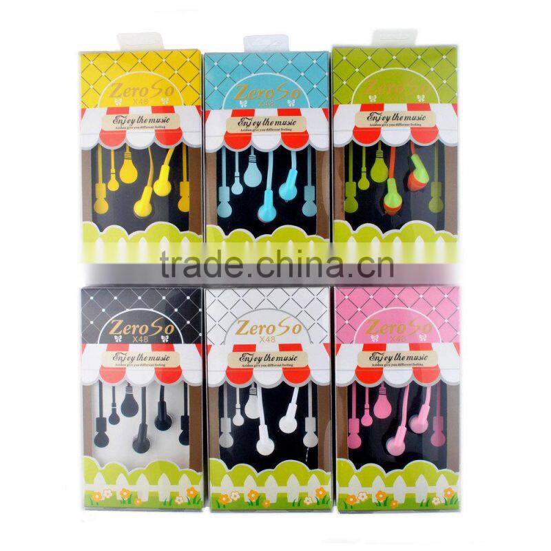 super bass earphone long wire shoe lace stylish earhones X48