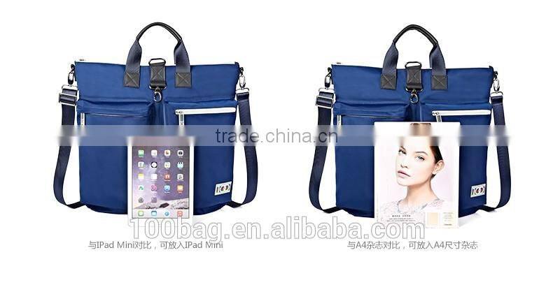 Unisex multi-functional leisure bag nylon material backpack for school waterproof shoulder bag portable handbag in guangzhou