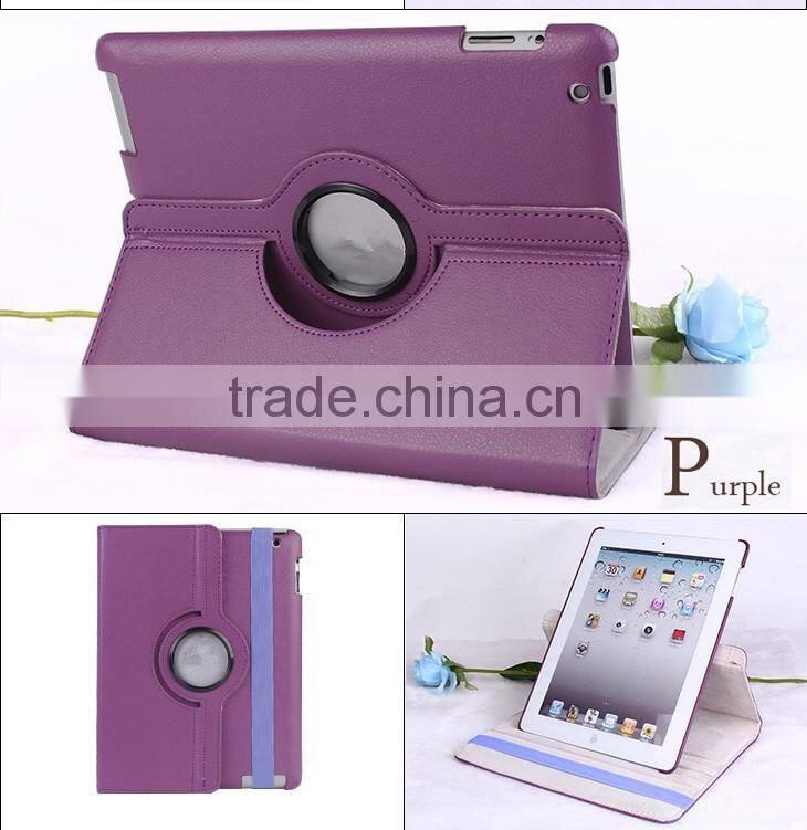 Rotating Tablet PC Leather Pouch for Apple iPad