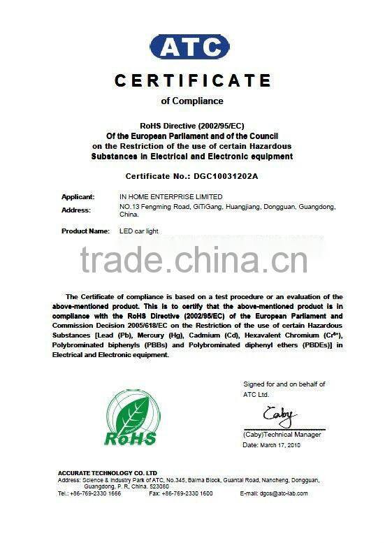 12V 0.5 W Led Marine BA9S Lights