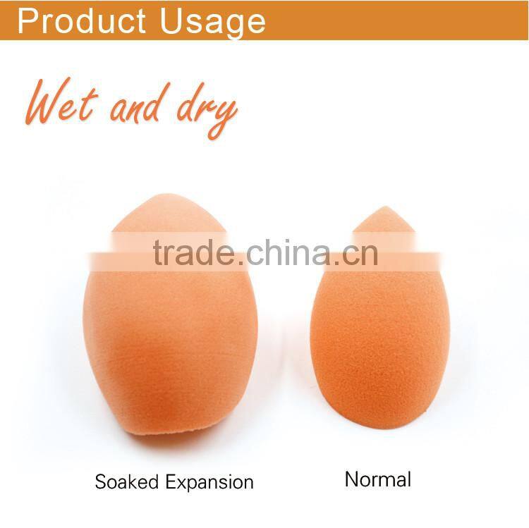Diamond flower white red orange soft powder puff makeup sponge non latex