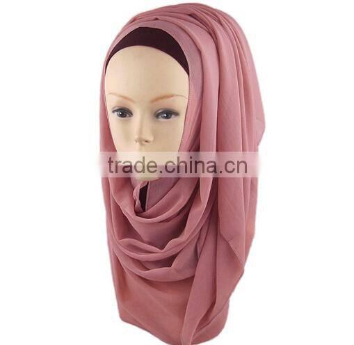 HOT SELLING Beautiful Chiffon Islamic Scarf, fashion Muslim Scarf Hijab/