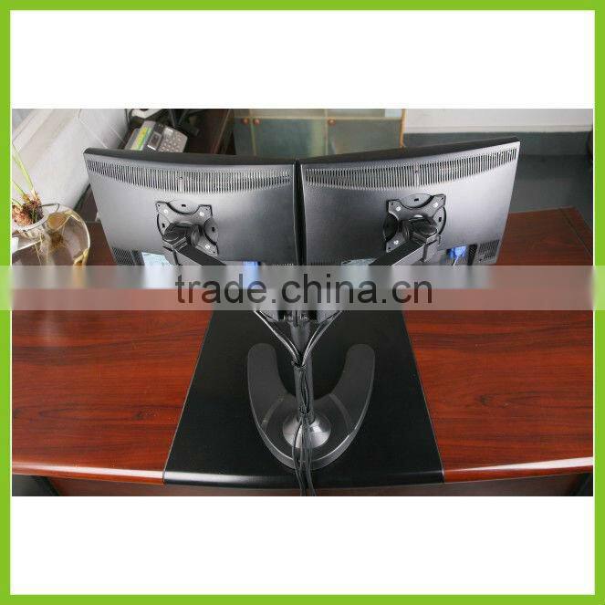 LCD351D-STAND DMP VESA 75x75 100x100 Double LCD Monitor Stand