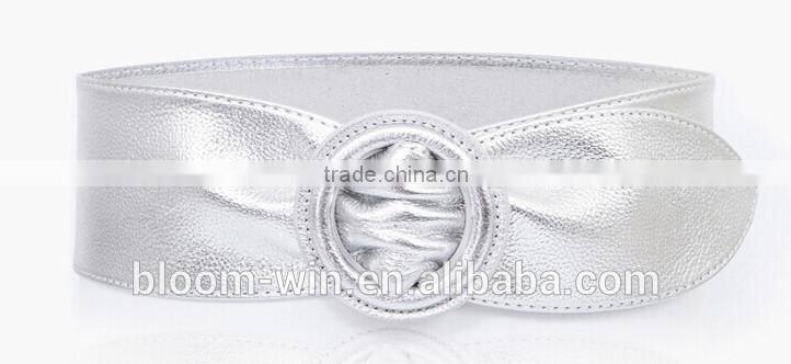 Simple Bowknot belts adjustable buckle belt for women