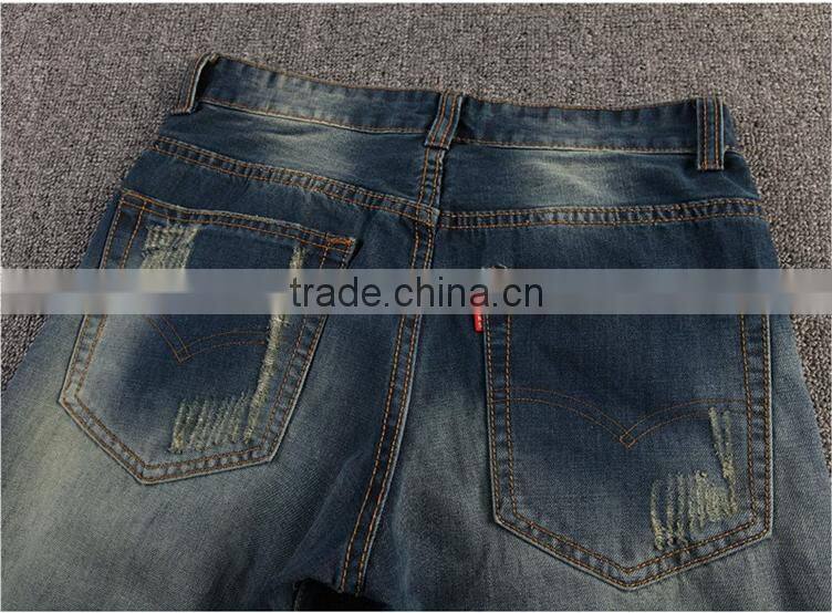 Patchwork Designer High Quality Patched Jeans Ripped Men Rock Men Jeans Hip Hop Jeans Denim Pants