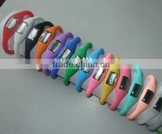 cheap colorful digital silicone rubber wrist watch