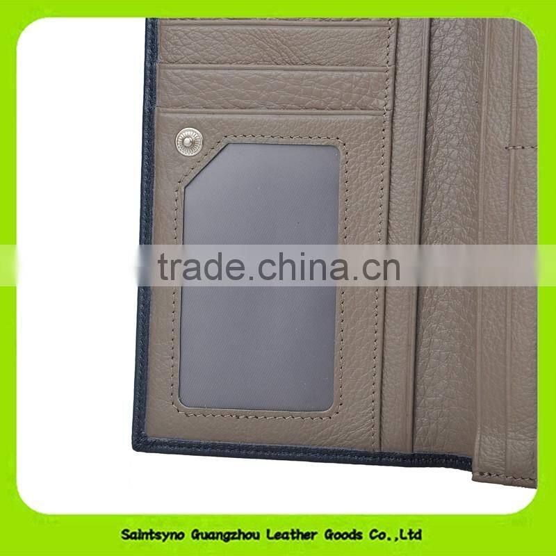 16791 Top 10 wallet brands genuine cowhide leather wallet