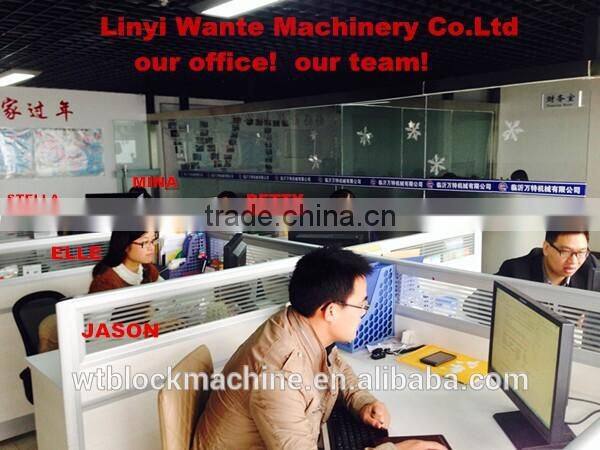 WT6-30 mobile cement brick equipment from China for small business