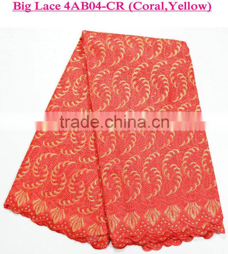 2015 new swiss voile lace for woman heavy embroidery design fashion lace for evening dress