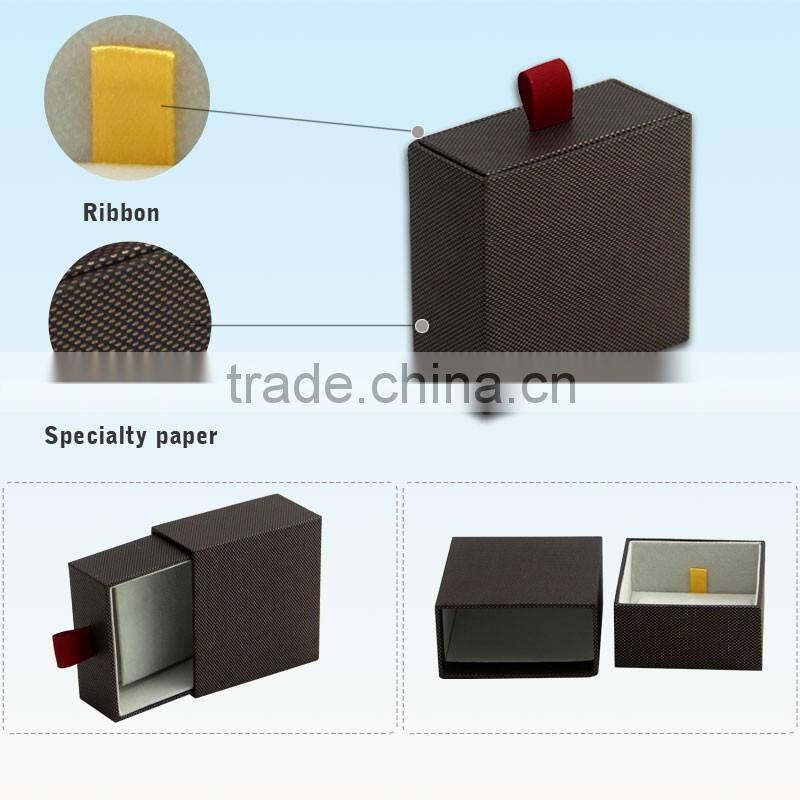Customized Cardboard paper gift box & Drawer Box With Ribbon