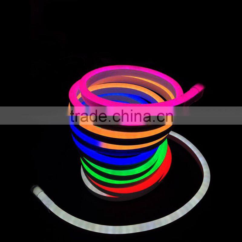 7 Color Chasing 24V Led Pixel Neon Flex Meteor Shower Light For Outdoor Decoration