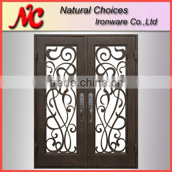 Popular design wrought iron front door design