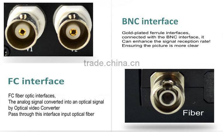 1ch video 1 bidi audio fiber converters