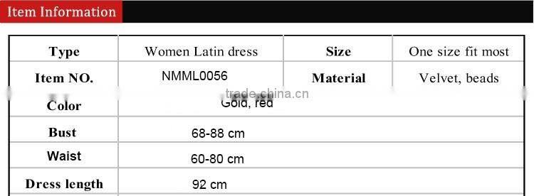 2016 High quality cheap Latin dance clothes tassel Latin dance skirt women performance wear for sale
