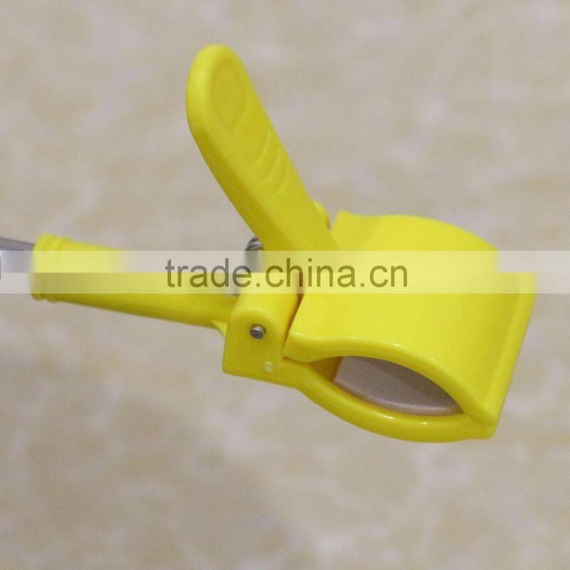 Adjustable metal advertising display standing