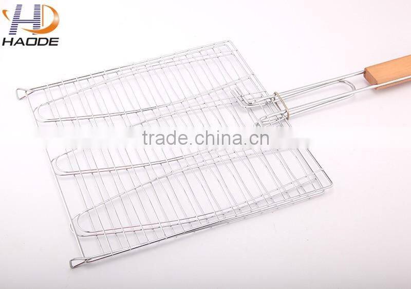 USA market wire grill basket for fish toast