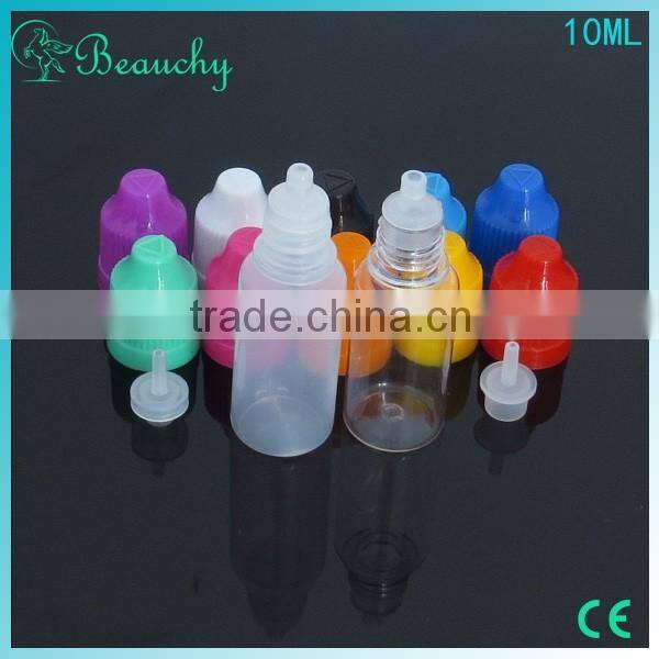 Beauchy new 0.4oz color e liquid uk plastic bottles 10ml glass bottle