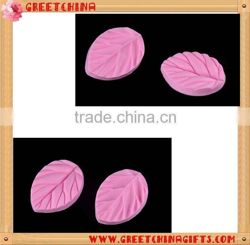 Leaf press mold shaped silicone mold cake decoration fondant cake 3D food grade silicone mould