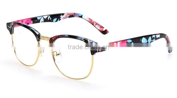 plastic half frame optimum optical reading glasses