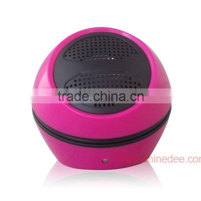 speaker box ,round shape, for mobile phone/notebook/mp4/mp3 (SP-105)