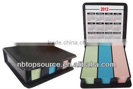 Magnetic Recycled Sticky Memo Pad with Pen