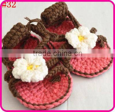 hot sale handmade crochet baby shoes