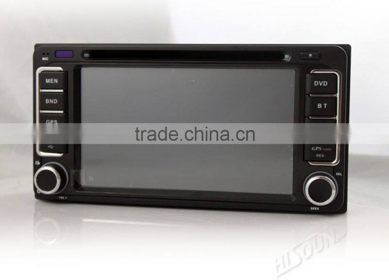 2DIN Universal 6.2'' inch screen car audio for toyota with gps