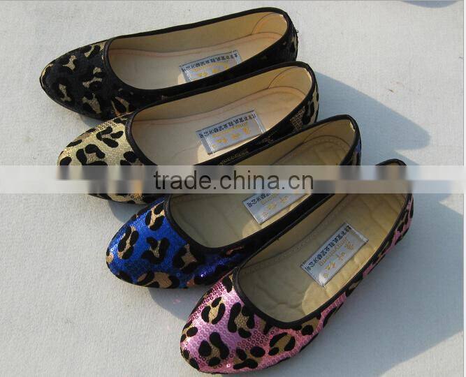 women's korean style Sequins slip on flat casual shoes
