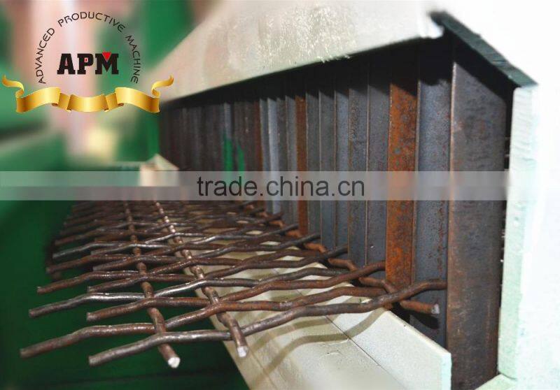6-12mm Crimped Wire Mesh Weaving Machine for mining