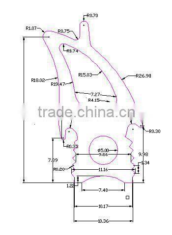 Oven Spare Parts Silicone Door Gasket