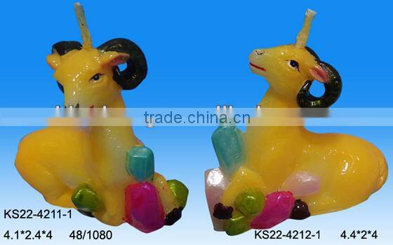 2015 new year Symbol decoration Chinese Zodiac sheep candle