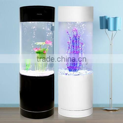 Any design available Luxury LED clear acrylic aquariums wholesale/cylinder acrylic aquarium/cylinder acrylic fish aquarium