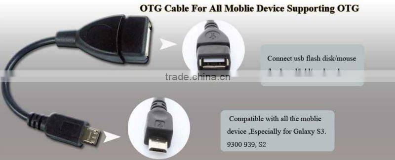 OTG Cable for Galaxy S3/Note 2