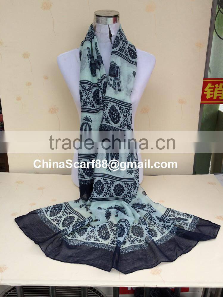 Wholesale ethnic pattern aztec infinity scarf
