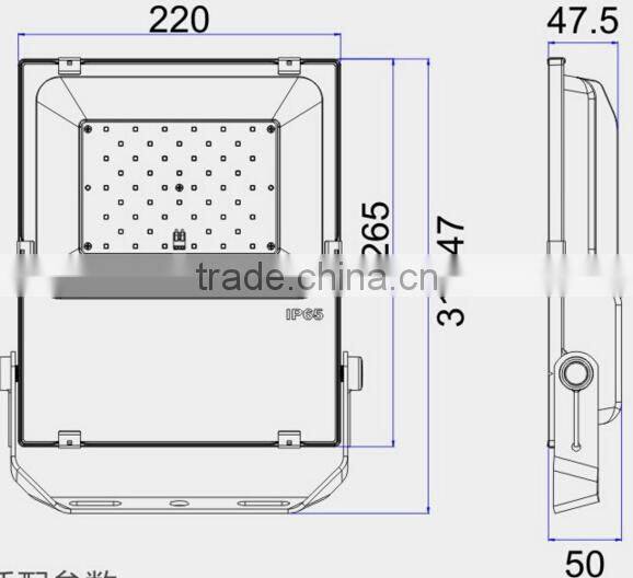 Streamline stylelish design mini led light with PhilipsSMD led floodlight outdoor 10w 20w 30w 50w led floodlight
