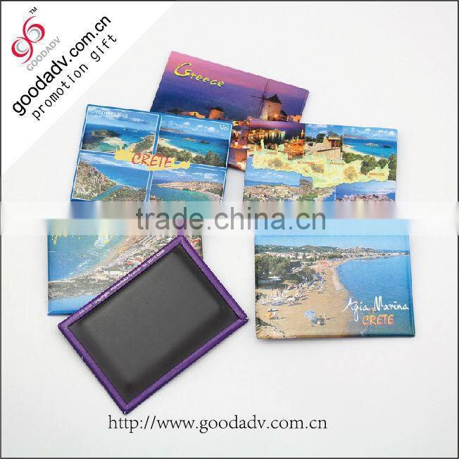 Souvenir fridge ceramic magnet / promotion tin fridge magnet