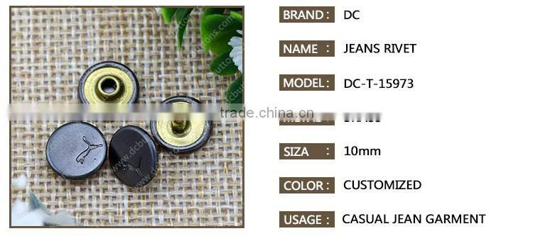Hot Selling Metal Rivet Custom Logo Metal Rivets for Leather Bags