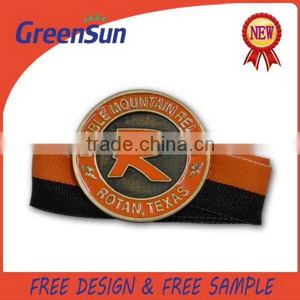 2015 made in china stylish metal medal for kids