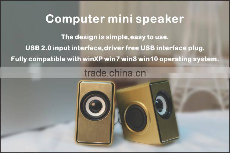 Supply multimedia speaker,3W*2watt rms subwoofer speaker