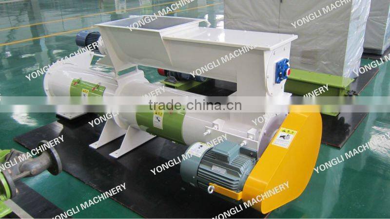 Woodchips waste olive slag cane palm fiber cotton stalk coconut slag EFB ring die pellet mill machine