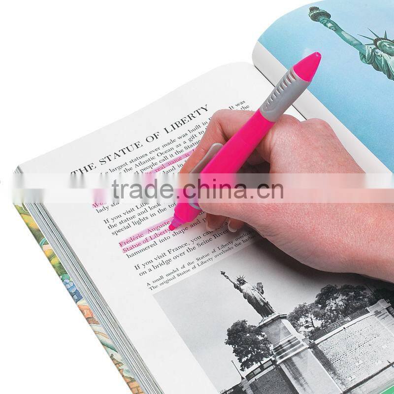 Color Twin-Write Pen/Highlighter-Blue/White