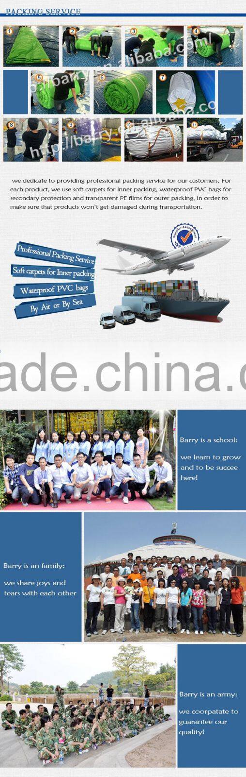 Inflatable paintball shooting range