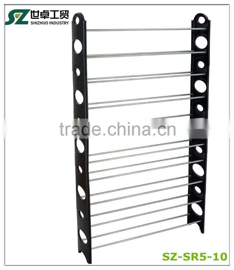 made in china folding 4 tier 12 pairs shoe rack bracket