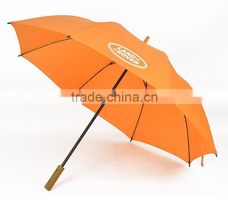 30 inch clubs fiberglass orange golf custom print umbrella