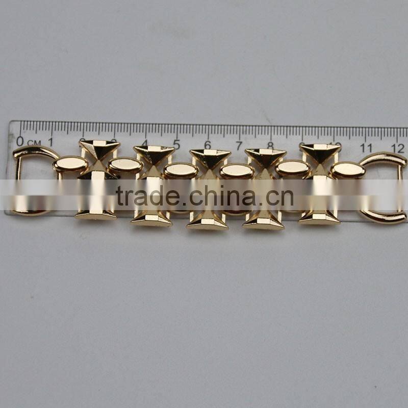 Zinc alloy metal belt buckle for garment, metal chain buckle for bag and shoe
