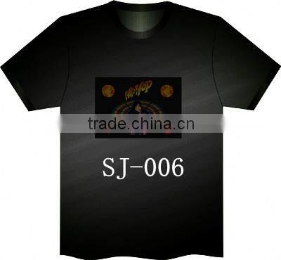 Sound Activated Hip hop Led T-shirt