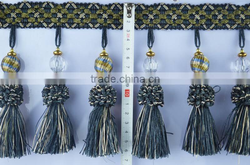 fabric edging fringe wholesale,curtain tassel lace
